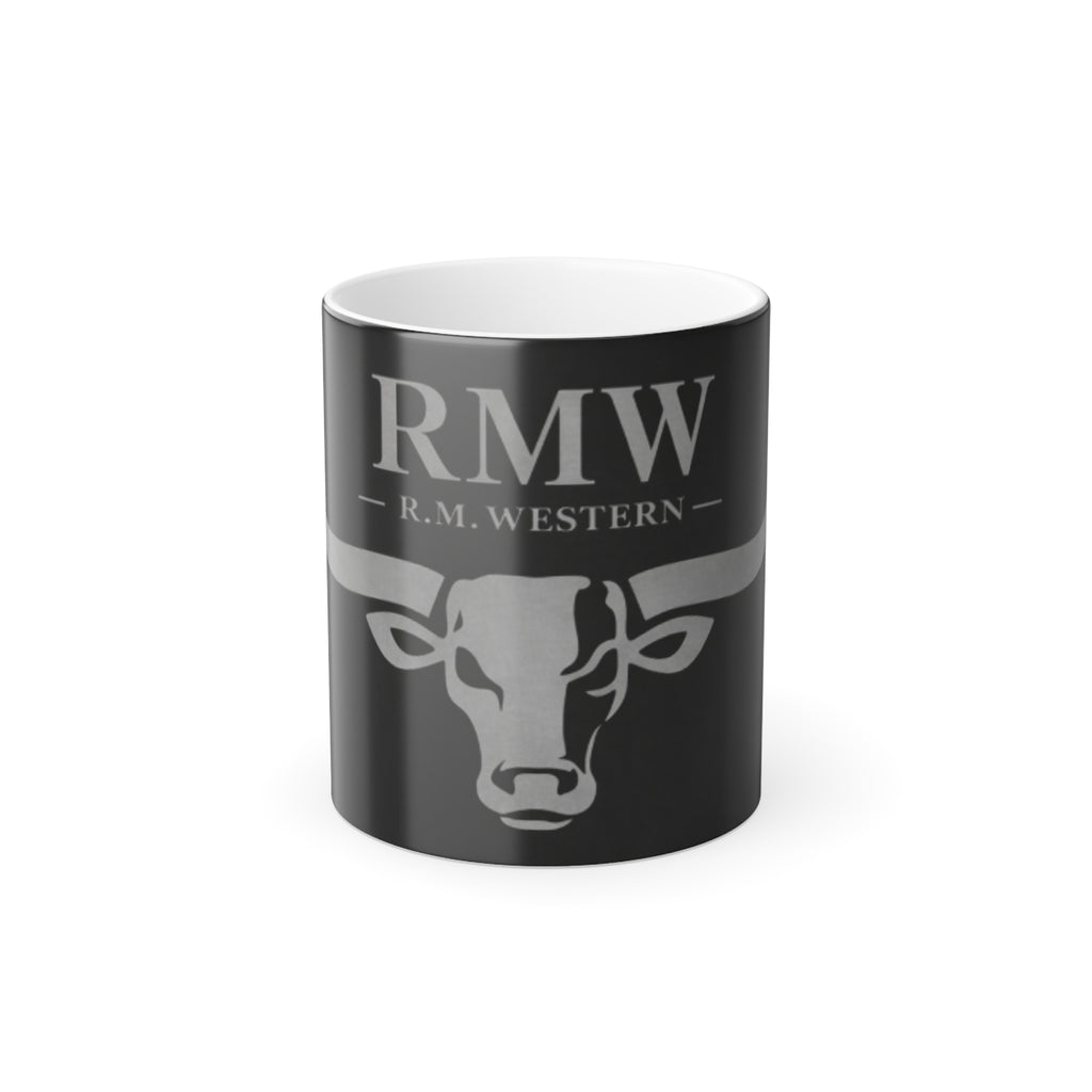 Color-Changing Mug — R.M. Western Bull Logo 11oz