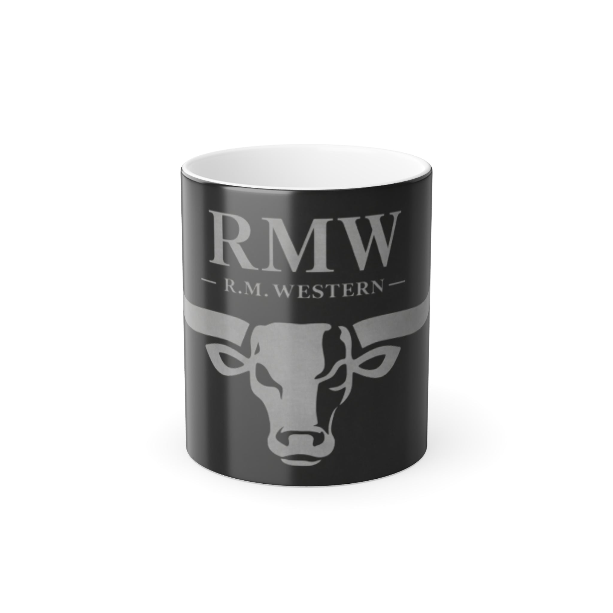 Color-Changing Mug — R.M. Western Bull Logo 11oz